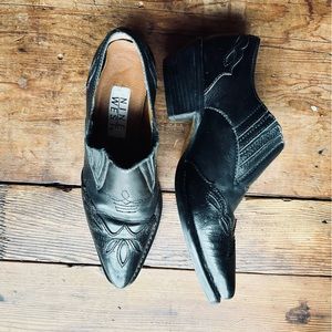 Nine West Western black booties - W 7.5